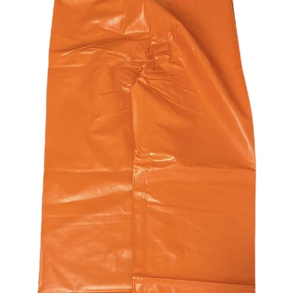 Nasco Flame Retardant NFPA 701 Industrial Rainwear Cover-alls Size Small Orange - Picture 2 of 5
